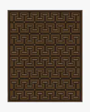 245' x 305' | Machine Washable Runner Rug | Kid & Pet Friendly | Indoor Rug | Jonathan Adler Thebes Cognac Rug | Ruggable