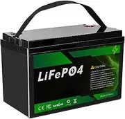 HJGHY 12V 100Ah LiFePO4 Lithium Battery 100Ah 120Ah 160Ah 180Ah 200Ah Built-in 200A BMS Lithium Batteries Over 4000 Deep Cycles Battery for RV, Marine, Camping, Trolling Motor, Off-Grid,12v,200Ah