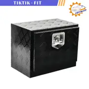 14 x 12 x 18 ’’Black Aluminium Underbody Truck Tool Storage Box w/T-Handle Latch