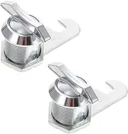 HOLIDYOYO 2Pcs Keyless Cabinet Locks Safety Lock for Cabinet No Keys Required Multifunctional Showcase Locks for Tool Boxes and Display Cabinets