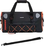 Kronox Motorcycle Duffel Bag, Black, 25 Liters