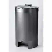 DiETZ DustBox30 Foot Sensor Trash Can 30L VA-DIETZ-SO30-SGY silver gray JP NEW