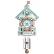 Bradford "Life Is Good At The Beach" Wall Clock With Wave Sounds Ltd Edition