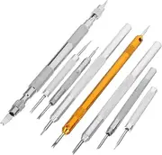 [VALICLUD] Watch Band Pins Watch Band Fitting Tweezers Sturdy Metal Watch Repairing Tool Set Easy to Remove Install Random Color