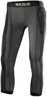 [SIXS] (シックス) Six XPR-PN4SBC-M Long Pants, D3O with Pockets for Wearing, Type: Waist/Thigh, Carbon Fiber, Black Carbon, M