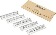 FFS Beauty Dermaplaner Refill Blades - 5 Pack, Replacement Blades, Dermaplane Tool for Removing Peach Fuzz, Facial Hair Remover for Women, Reusable Dermaplaning Tool, Eyebrow Shaper and Trimmer Tool