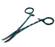 Curved Hemostatic Forceps Pet Hair Puller Clamp Pliers 5.5"