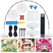 Balloon Arch Kit, 10ft Wide & 9ft Tall Adjustable Balloon Arch Stand with Bas...