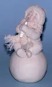 Department 56 Snowbabies, "Icicle Treat" 69432, winter, NIB, on snowball, 2004