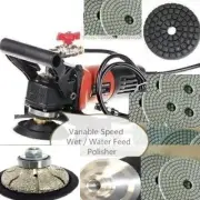 Wet Polisher granite marble F25 Profiler Ogee Bullnose 25 Polishing pad Buffer