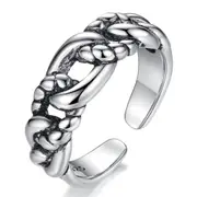 3PCS Silver plating Ring Fashion Woman Jewelry Retro Simple Adjustable Ring