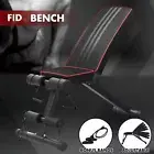 Dumbbell Sit Up Bench Press Weight FID Ab Abdominal Training Flat Incline Gym
