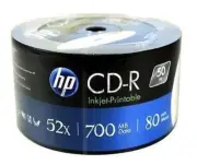 150 HP PREMIUM Blank CD-R - White Inkjet Full Hub Wide Printable 52X 700MB CD Di