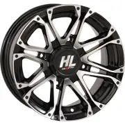 Wheel - HL3 - Rear - Gloss Black - 14x7 - 4/110 - 2+5 (-47 mm) 14HL03-1111