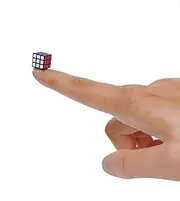 Mini Magic Cube, TaoLeLe 1 cm 3 x 3 Tiny Speed Cube, The Smallest Puzzle Cube in The World, Gentle Rotation, Brain Sports Task, Travel Games for Adults and Children, Gifts