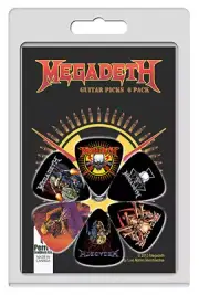 Megadeth Guitar Picks by Perri's LP-MD2 or Individual Display or Ornament