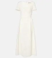 [Elie Saab] Elie Saab Macramé midi dress AU 6 white
