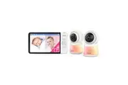 VTech 2-Camera 7 Inch Smart HD Video Baby Monitor With Remote Access 1080p