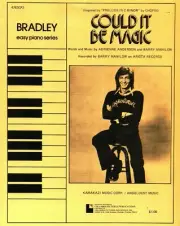 BARRY MANILOW COULD IT BE MAGIC SHEET MUSIC-EASY PIANO BRADLEY-1975-NEW ON SALE!