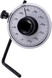 Angoily 360° Angle Torque Gauge Set of 1/2 Inch Drive Tool for Automotive Easy-read Dial and Accurate Degree Measurement