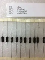 VC-3D-30 CLAROSTAT Res Wirewound 30 Ohm 5% AXIAL 10 PIECES