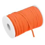 Flat Elastic Band for Sewing 1/8" x 109 Yards Fluorescent Orange Stretch Strap