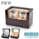 【P&W】手錶自動上鍊盒 2支裝 四種模式 鋼琴烤漆 內飾絨布 大錶適用 錶盒(機械錶專用 錶盒 上鍊盒 上鏈盒)