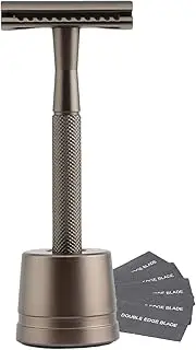 Supply Razors For Men | Mens Safety Safety Edge | Metal Double-Edged Mens Razors for Shaving, Men, Travel-Friendly, Women