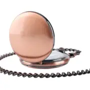 Classic Smooth Cover Full Hunter Pocket Watch Quartz Movement Pendant Watches