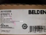 Belden AX103259 CAT5E HD-110 Patch Panel, 48-port, 2U, Black (H29)