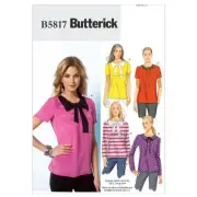 Butterick Patterns B5817 Misses' Top, Size E5 (14-16-18-20-22)