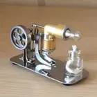 Mini Hot Air Stirling Engine Model Toy Micro Motor Power Generator Engine Motor