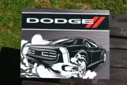 Dodge Charger Tin Sign - SRT Hellcat Widebody - Scat Pack - GT - R/T - Hemi