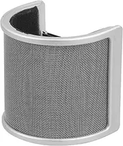 Kisangel U Shape Microphone Windscreen Cover Easy to Install Pop Filter Shield for Recording Live Broadcast Durable Sponge Material Suitable for Various Microphones