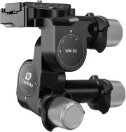 LEOFOTO Geared 3-Way Ball Head for SLR, DSLR Cameras, Black, Tripod Mount