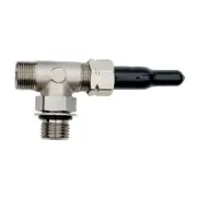 Ultraflex 3/8 inch (9.5 mm) Adjustable Bleed T For Cylinder