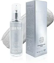 VIOLA HOUSE Face Body Paint,Silver Face Painting Kit,Washable Body Paints for Adults&Children,Halloween Christmas SFX Special Effects Makeup.60g/2.11oz