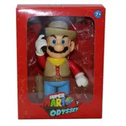 Super Mario Bros Mario Cowboy Action Figure Anime Peripherals Model Doll Toys