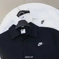 在飛比找蝦皮購物優惠-⭐️無名商店⭐️NIKE CLUB 字勾 排扣 襯衫 短袖 