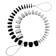 23 Inch 21 Metric Nut Bolt Thread Checker With 44 Stainless Steel Gauges