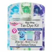 Tulip One-Step Tie-Dye Kit-3-Color (Vibrant, Psychedelic, Moody Blues)