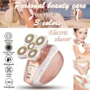 Upgrade Version 5 Head Women's Electric Hair Remover Epilator Body Legs Shaver