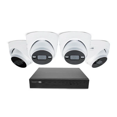 Swann AdvancedX Series 8 CH 4 Dome Camera NVR Home Security System