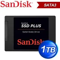 在飛比找AUTOBUY購物中心優惠-SanDisk SSD Plus 1TB 2.5吋 SATA