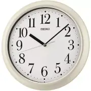 Seiko Wilson Wall Clock, Pearl White, 33cm