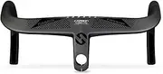 Mountain Bike Handlebar 28.6mm Full Carbon Integrated Mountain Bike Straight Handle Riser Bar 420x90mm