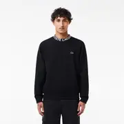 Logo Jacquard Collar Double Face Sweatshirt