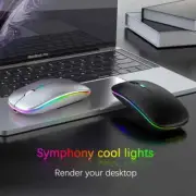 (Rechargable) Wireless LED Slim Mouse for Tablet/iPad/Laptop/PC.