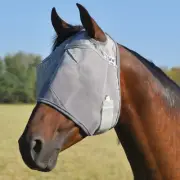 Crusader Fly Mask, Standard (Grey, Arabian)