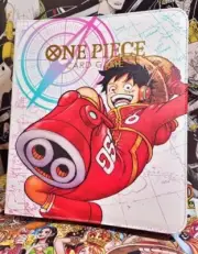One Piece TCG Binder Premium leather Luffy slug textured 400 cards island